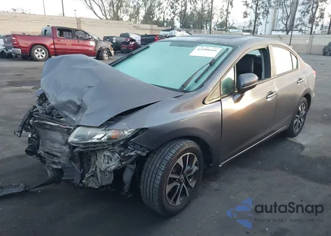 2014 Honda Civic Ex z USA, uszkodzony, nr VIN 19XFB2F8XEE262801